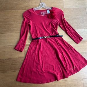 Guess Girls Red Dress